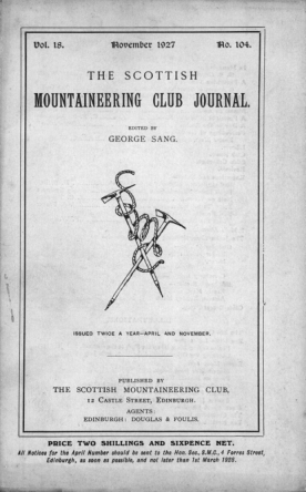 SMCJ Number 104 - Vol 18 - Nov 1927 cover